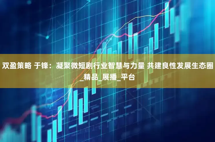 双盈策略 于锋：凝聚微短剧行业智慧与力量 共建良性发展生态圈_精品_展播_平台
