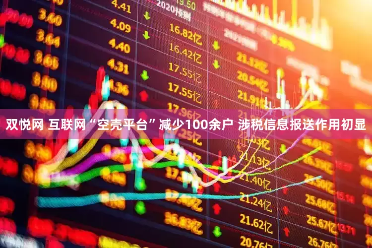 双悦网 互联网“空壳平台”减少100余户 涉税信息报送作用初显